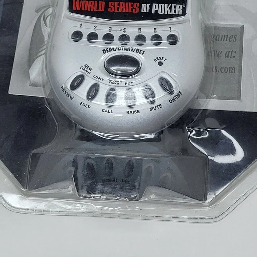 Vintage Texas Hold Em‎ Poker Handheld Excalibur World Series Electronic Game